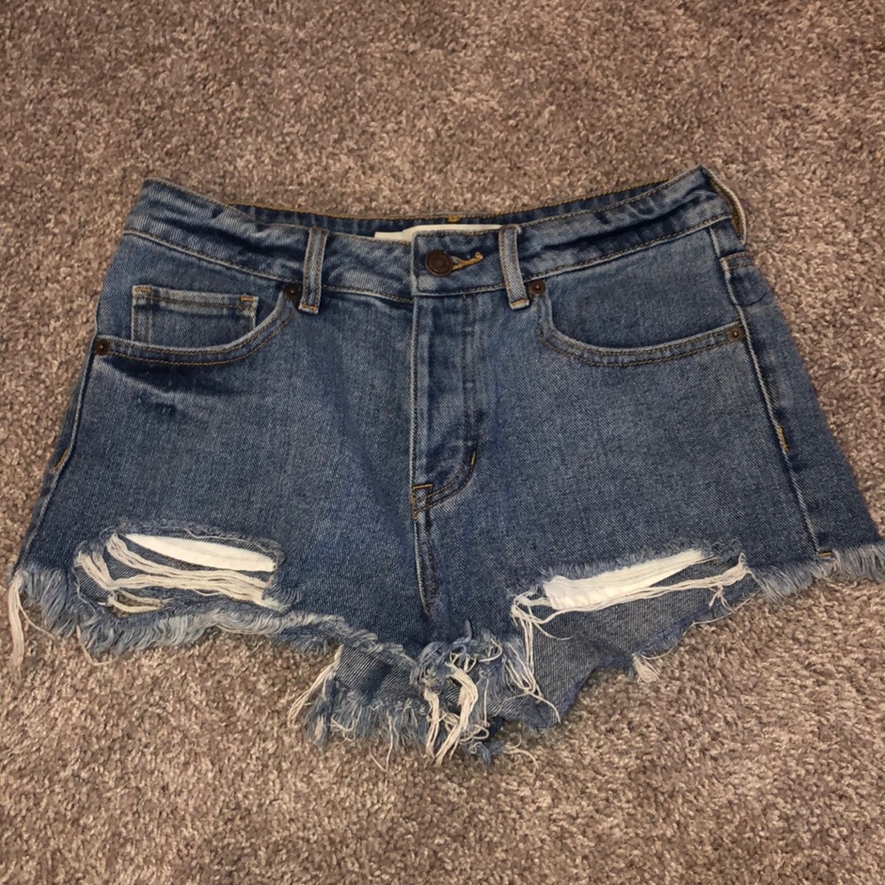 denim shorts